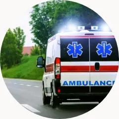 ambulans jadący na sygnale